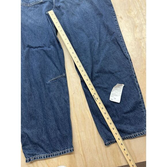 MNG Balloon Fit Jeans Sz 12 Loose Fit Standard Length EUR 44 Medium Wash Pants - Picture 2 of 6